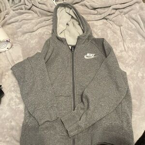 Nike kids zip up hoodie